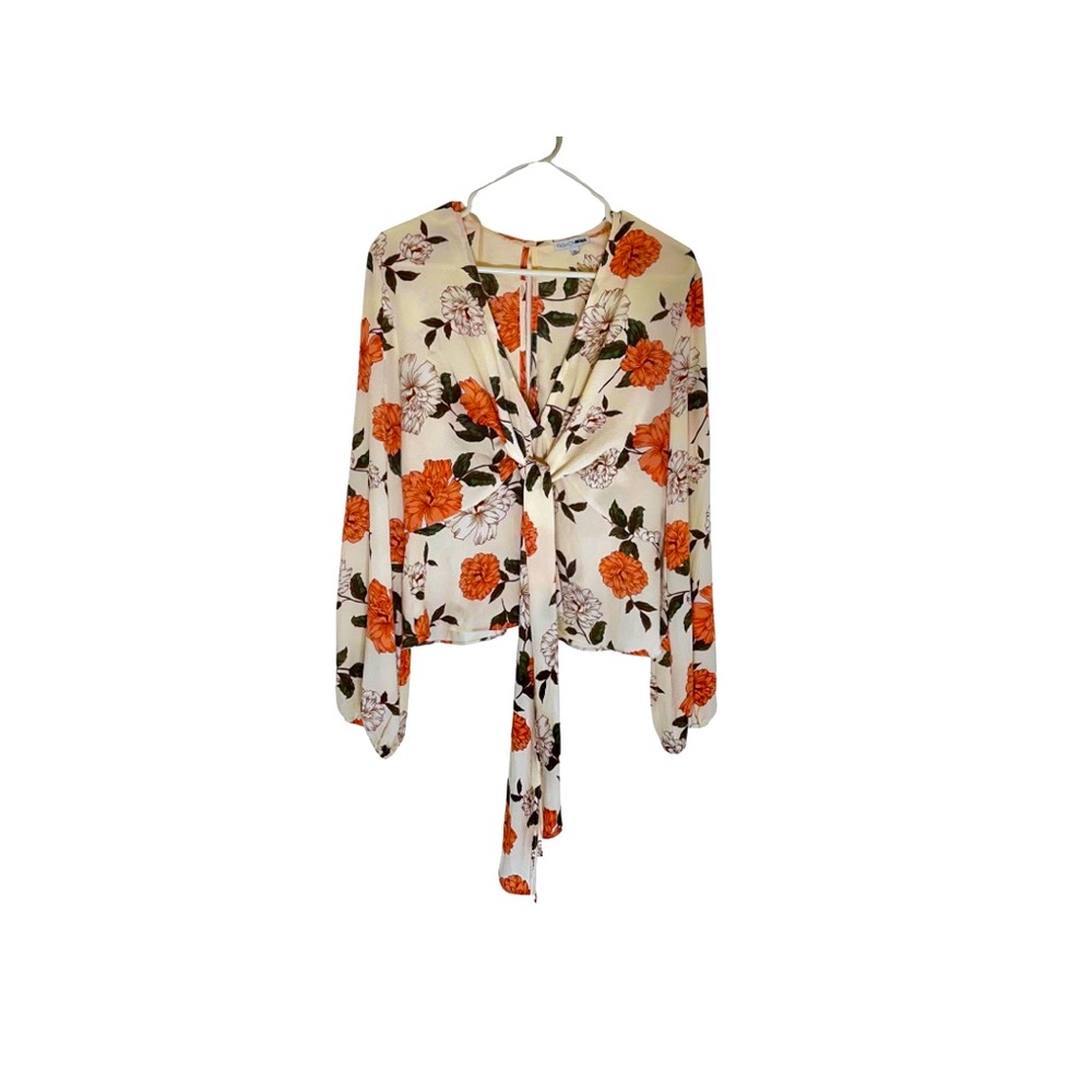 FASHION NOVA Women’s Floral Casual Blouse. SZ .(XL P)